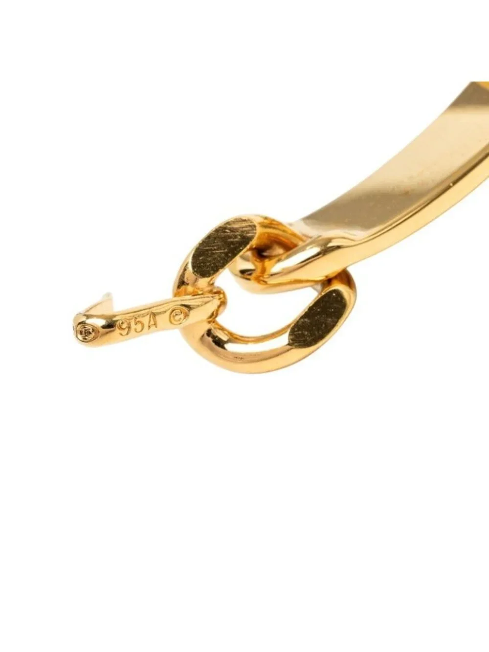 Chanel 31 Rue Cambon Chain Belt Gold Black Plated Leather